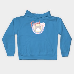 Proud cat dad Kids Hoodie